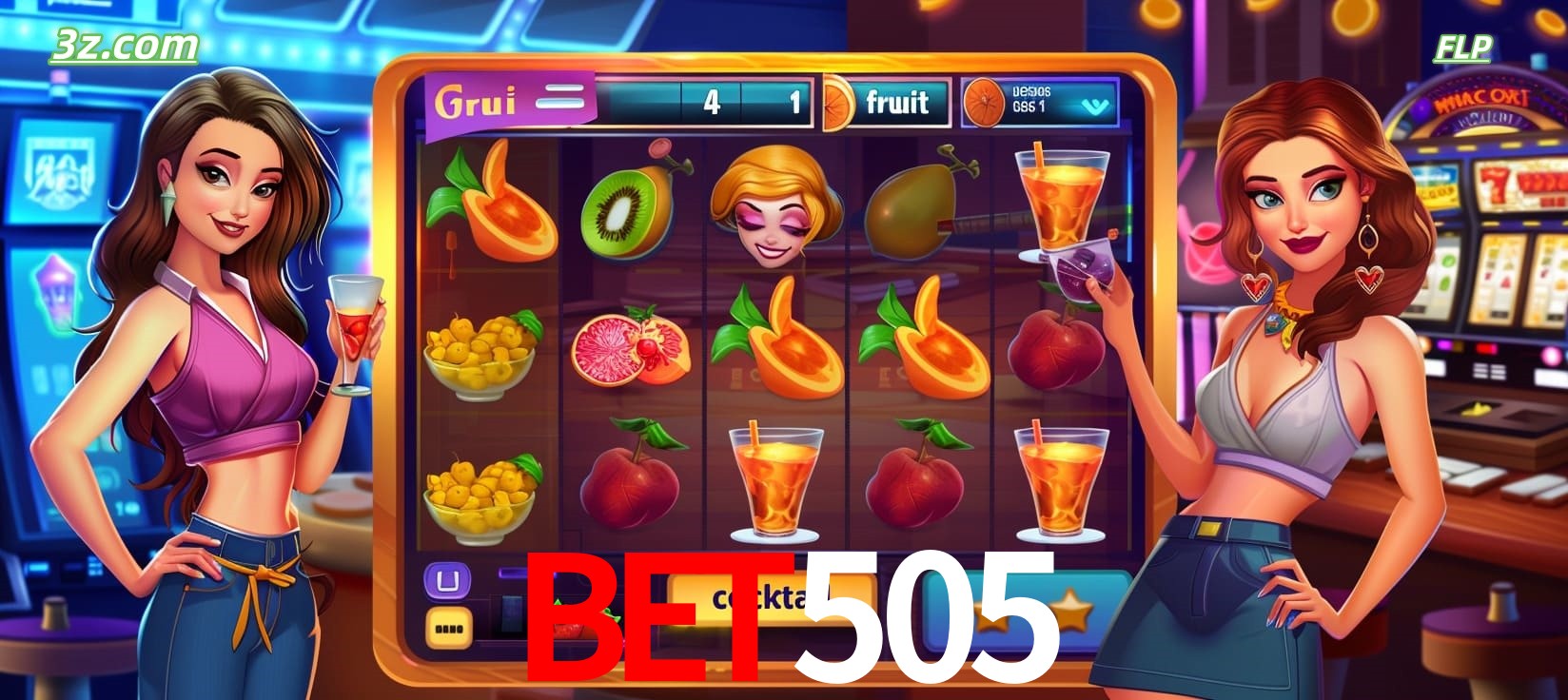 bet505 cassino online com caça-níqueis de frutas e coquetéis coloridos