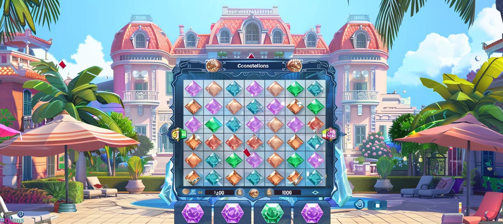 bet505 Constellations slot game cassino online com pedras preciosas